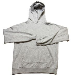 🩶 SKY DOLLS Oversized Hoodie Gray Kangaroo Pocket Pullover Women XL 🩶